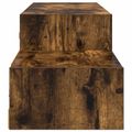 vidaXL Nástenný TV kabinet Nástenná montáž Dymový dub 150 x 28 x 26 cm