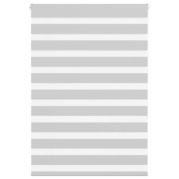 vidaXL Zebra roleta svetlosivá 105x150cm šírka látky 100,9cm polyester