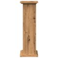 vidaXL Stojan na monitor s policou dub artisan 31x30x90 cm komp. drevo