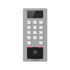 Hikvision DS-K1T502DBFWX - IP interkom/vstupný terminál so čítačkou Mifare kariet a odtlačkov prstov