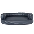 vidaXL Ergonomický penový matrac pre psa tmavomodrý 88x65cm umelá koža