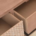 vidaXL Konzolový stolík s 8 zásuvkami 120x30x76 cm masívne borovicové drevo