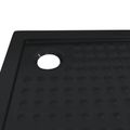 vidaXL Sprchová základná vanička s bodkami 80 x 80 x 4 cm ABS Čierna
