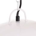 vidaXL Industriálna vintage závesná lampa 25 W, biela 41 cm E27