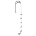 vidaXL Bazénový rebrík 54x38x211 cm 304 nehrdzavejúca oceľ