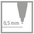 Ergonomické pero guľôčkové Modré pre pravákov