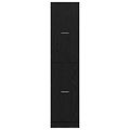 vidaXL Lekárenský kabinet Čierny dub 40 x 41 x 174.5 cm