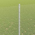 vidaXL Hexagonálny plot s stĺpom 10 x 1,5 m Pozinkovaná oceľ Sieťovina