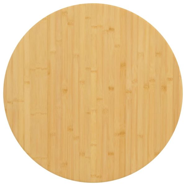 vidaXL Stolová doska Ø90x1,5 cm bambus