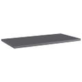 vidaXL Prídavné police 4 ks, lesklé sivé 60x30x1,5 cm, drevotrieska