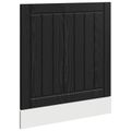 vidaXL Dvierka na umývačku LUCCA Čierny dub 60 x 1,5 x 57 cm