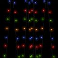 vidaXL Solárne svetlá 2 ks 2x200 LED farebné vnútorné vonkajšie
