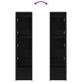 vidaXL Highboard Black Oak 29,5x34x119,5 cm Engineered Wood