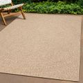 vidaXL Koberec ZIZUR 120x120 cm jutový vzhľad interiér a exteriér