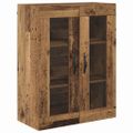 vidaXL Highboard Staré drevo 69,5 x 34 x 90 cm Kompozitné drevo