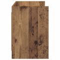 vidaXL TV skrinka 135 x 33 x 47 cm Staré drevo Kompozitné drevo