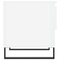 vidaXL Konferenčné stolíky 2 ks lesklé biele 50x46x50 cm kompoz. drevo