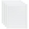 vidaXL Lamelové dvierka na skrinku 4 ks, biele 69x59,4 cm, borovica