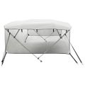 vidaXL Strieška Bimini so 4 oblúkmi a stenami 243x(185-198)x137 cm