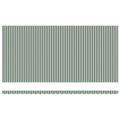 vidaXL Sklopná markíza Zelená a biela 600 × 300 cm Polyester