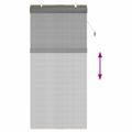 vidaXL Roleta Sivá 80 x 220 cm Bambus