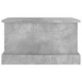 vidaXL Úložný box betónovo-sivý 50x30x28 cm spracované drevo