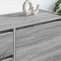 vidaXL TV skrinka 100 x 36 x 49.5 cm Sivý Sonoma Kompozitné drevo
