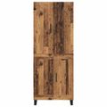 vidaXL Highboard 2 ks Staré drevo 69,5 x 34 x 180 cm