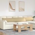 vidaXL Vankúše na pohovku 2 pcs Šedá zelená 200 x 40 cm
