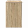vidaXL Stôl Sonoma dub 90 x 49 x 75 cm Kompozitné drevo