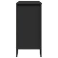 vidaXL Komoda čierna 78x35,5x74,5 cm kompozitné drevo