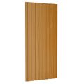 vidaXL Strešný panel 36 ks Prírodná 100 x 45 cm Pozinkovaná oceľ