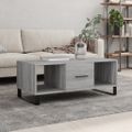 vidaXL Konferenčný stolík sivý sonoma 102x50x40cm kompozitné drevo