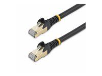 Kategória 6A - 26AWG (6ASPAT150CMBK) - Patch kábel - RJ-45 (M) do RJ-45 (M) - 1,5 m - STP - CAT 6a - lisovaný, prevedenie bez hrbolčekov - čierna