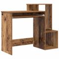 vidaXL Stôl Staré drevo 106 x 41 x 88.5 cm Kompozitné drevo