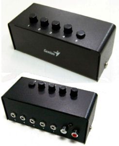 Genius Stereo Swithing Box, pro výběr zvukového výstupu až na 5 repro