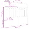 vidaXL Kovové náhradné čelo postele čierne 120 cm