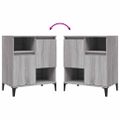 vidaXL Komoda sivý dub sonoma 60x35x70 cm spracované drevo
