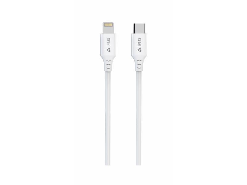 Kábel iPEAX 90010115 USB-C/Lightning 1,5 m biely