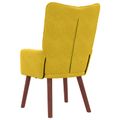 vidaXL kreslo Žltá 63 x 67 x 94 cm Zamat