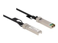 Kábel na priame pripojenie - SFP+ (M) do SFP+ (M) - 3 m - 5 mm - diaxiálny - SFF-8431/SFF-8432 - pasívny - čierny