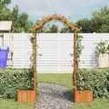 vidaXL Záhradná pergola s kvetináčom jedľový masív