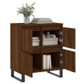 vidaXL Komoda hnedý dub 60x35x70 cm spracované drevo