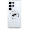 Karl Lagerfeld HC Magnetic IML Metal KC Heads puzdro pre Samsung Galaxy S25 Ultra biela