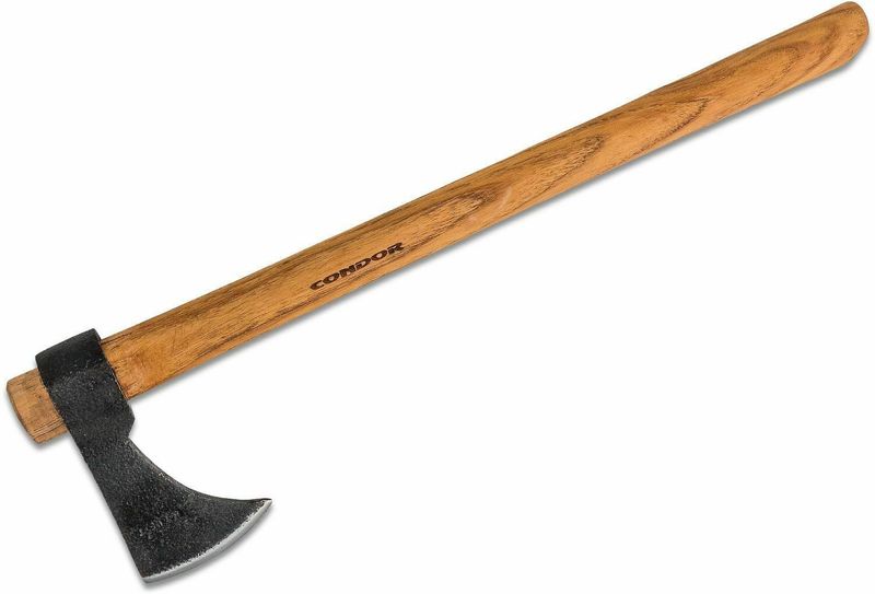 Condor CTK3904-0.8HC INDIAN Throwing Tomahawk vrhacia sekera 635 g, drevo, kožené puzdro