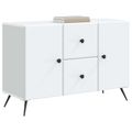 vidaXL Servírovacia skriňa Biela 89 x 34,5 x 60 cm Kompozitné drevo