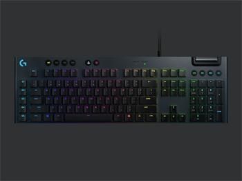 Logitech klávesnica Gaming G815 Lightsync RGB Linear /US /drôtová/ lineárne spínače - čierna
