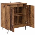 vidaXL Servírovacia skriňa Staré drevo 60 x 35 x 70 cm