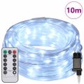 vidaXL Lano so svetlom s 240 LED-i Studená biela 10 m PVC