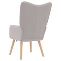 vidaXL kreslo Svetlosivá 62 x 67 x 95,5 cm Sherpa látka